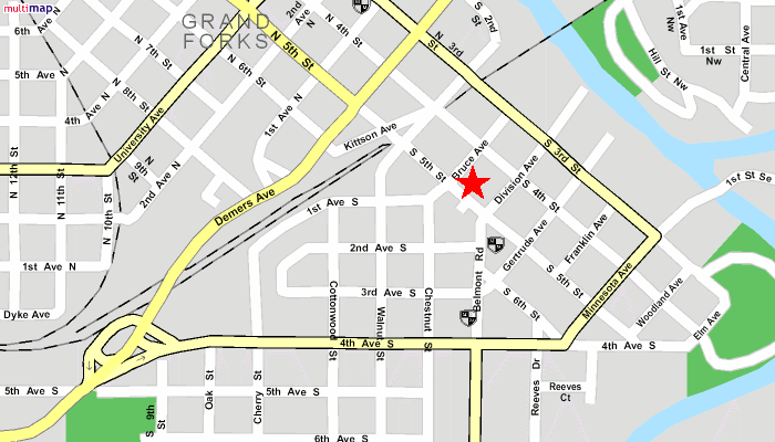Map 2 - Masonic Center - 423 Bruce Avenue